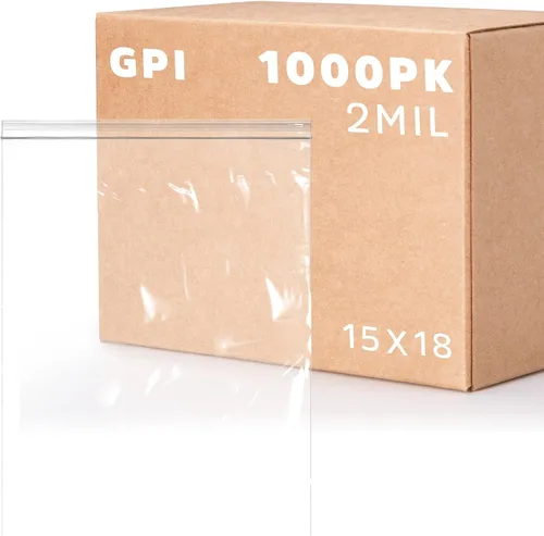 Vista 8 de GPI - Bolsas con cremallera de 7 x 10 pulgadas, bolsas de plástico transparente con cierre con cierre superior resellable para sándwiches