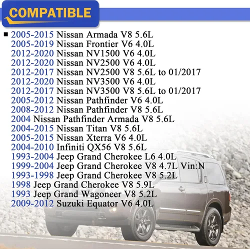 Vista 2 de CA7440 Filtro de aire de motor para INFINITI QX56 NISSAN Armada Frontier NV1500 NV2500 NV3500 Pathfinder Titan Xterra Jeep Grand Cherokee SUZUKI