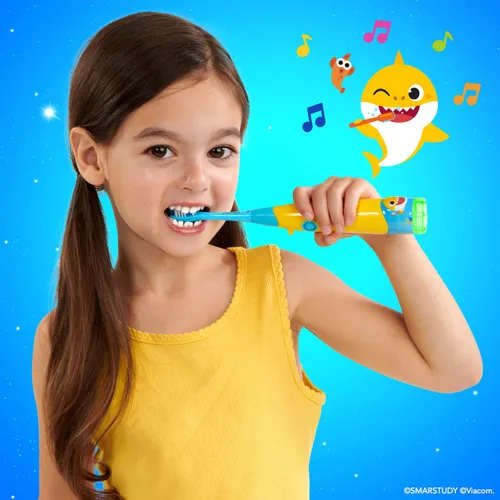 Vista 6 de BriteBrush™ - Cepillo de dientes inteligente interactivo para niños con tiburón bebé