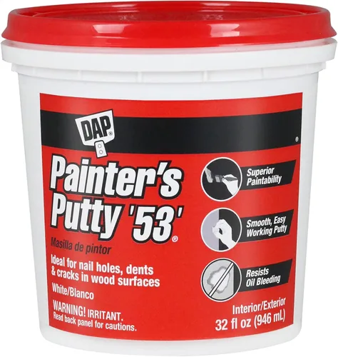 Vista 6 de DAP Painter's Masilla '53', blanca, 8 oz (7079812240)