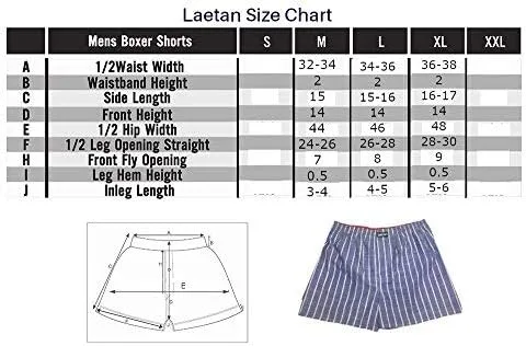 Vista 7 de LAETAN Mens Boxer Shorts, Mens Underwear Cotton Woven Boxer Short