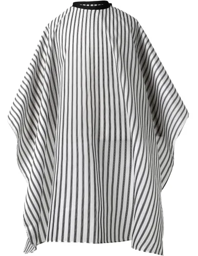 Vista 15 de Capa profesional Borogo para corte de pelo con cierre de presión ajustable, capa para barbero de salón, capa impermeable para peluquería de salón, A