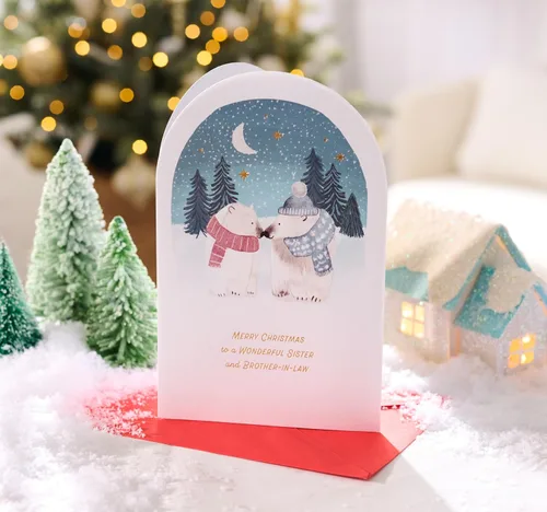 Vista 6 de Tarjeta de Navidad de American Greetings para Cuñada y Cuñado (Cuánto Significas)