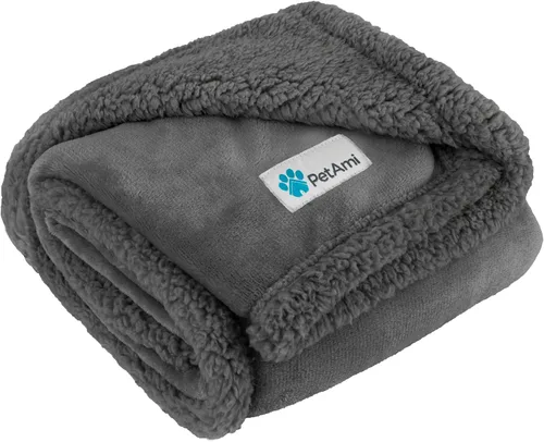 Vista 11 de PetAmi Manta para perros pequeños y medianos, manta de cama para mascotas, gatos, cachorros, gatitos, funda de vellón para muebles, protector