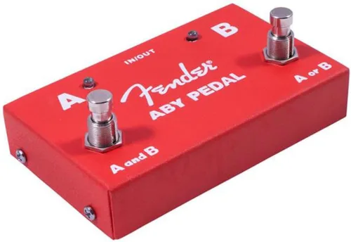 Vista 6 de Fender ABY Pedal Pedal de Cambio, Rojo