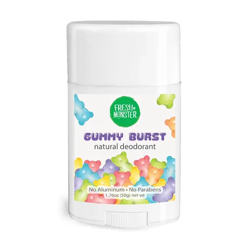 Vista 9 de Fresh Monster Desodorante Natural para Niños y Adolescentes Sin Aluminio, Sin Parabenos e Hipoalergénico Testado por Dermatólogos Protección