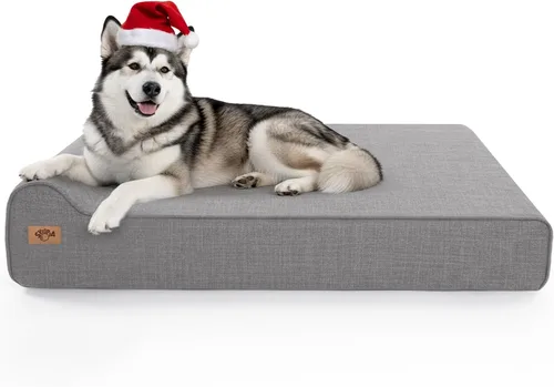 Vista 13 de Sytopia Camas ortopédicas para perros grandes, sofá de espuma viscoelástica extra gruesa de 7 pulgadas para perros mayores y grandes daneses