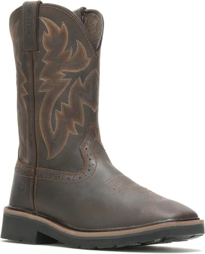 Vista 2 de Wolverine Rancher - Botas de trabajo con punta cuadrada de 10 pulgadas para hombre