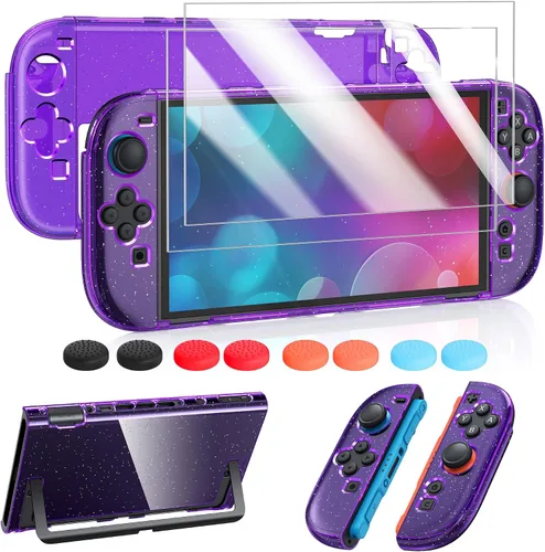 Vista 15 de FYOUNG Protective Case for Nintendo Switch 2 2025, Slim Hard Shell for Switch 2 Accessories, Scratch&Shock Protection Cover with Screen Protector, 8