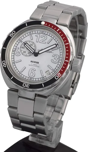 Vista 2 de Vostok Amphibian Neptune ruso Mens mecánico automático reloj de pulsera