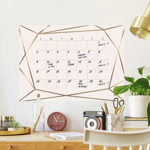 Vista 8 de RoomMates RMK4879SCM - Calcomanías de pared con calendario mensual de acuarela de borrado en seco