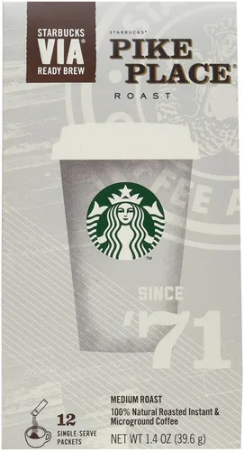 Vista 10 de Starbucks VIA Ready Brew café instantáneo, 50
