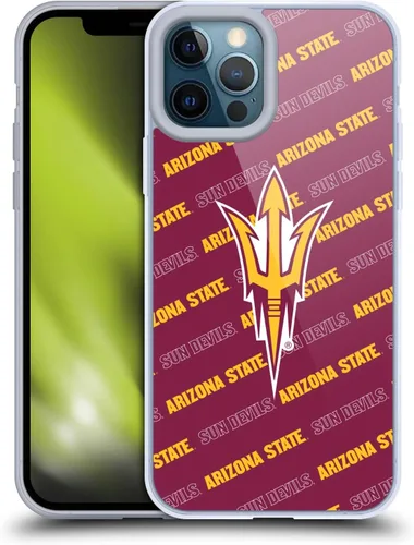 Vista 9 de Head Case Designs Funda de gel ASU Camou con licencia oficial de la Universidad Estatal de Arizona [protección de grado militar] compatible