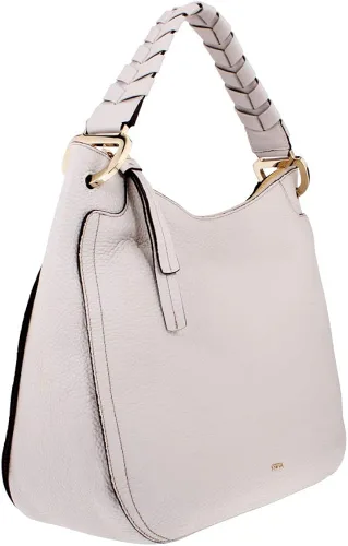 Vista 2 de Furla Rialto 977656 - Bolsa de piel para mujer (tamaño grande), color blanco