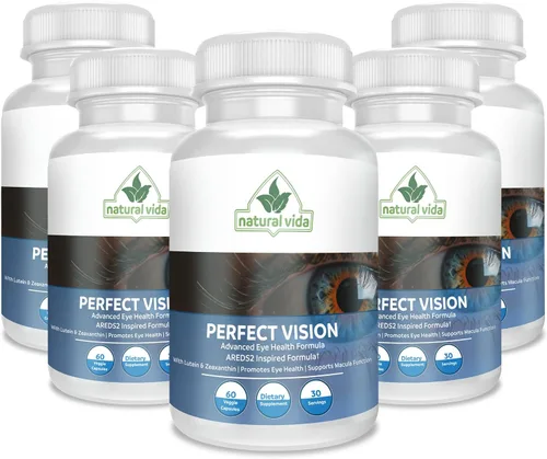 Vista 6 de Perfect Vision AREDS2 - Fórmula inspirada en AREDS2, suplemento de visión para mejorar la visión, complejo de luteína y zeaxantina