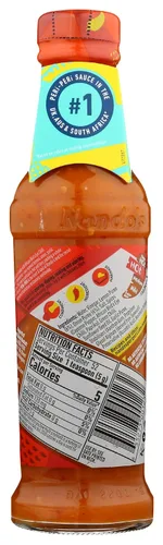 Vista 4 de Nandos PERi PERi - Salsas picantes, condimentos o marinados para alas, pescado, carne, arroz o verduras, sin colores ni sabores artificiales, sin