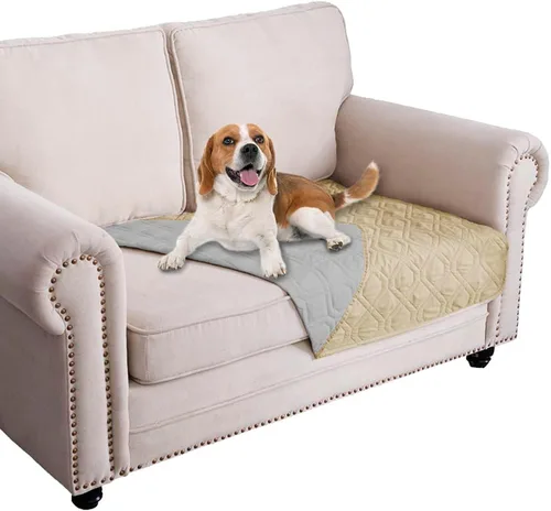 Vista 17 de Ameritex Manta Impermeable Reversible Cubierta para Cama de Perro Manta para Mascotas para Muebles Cama Sofá Sillón