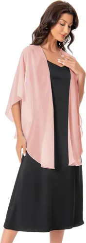 Vista 2 de Hotshawl Chales y Envoltorios para Vestidos de Noche de Gasa Transparente para Mujeres Elegante Suave Sedosa Bufanda Pañuelo Boda Estola Nupcial