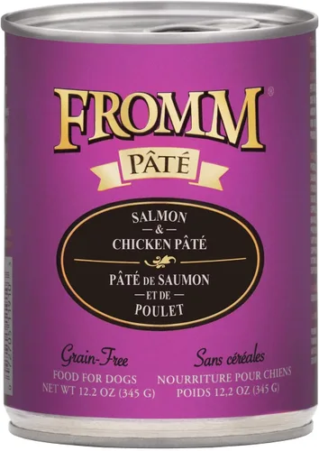 Vista 19 de Fromm Comida para perros con paté de carne de res y cebada - Comida húmeda prémium para perros - Receta de carne de res - Caja de 12 latas