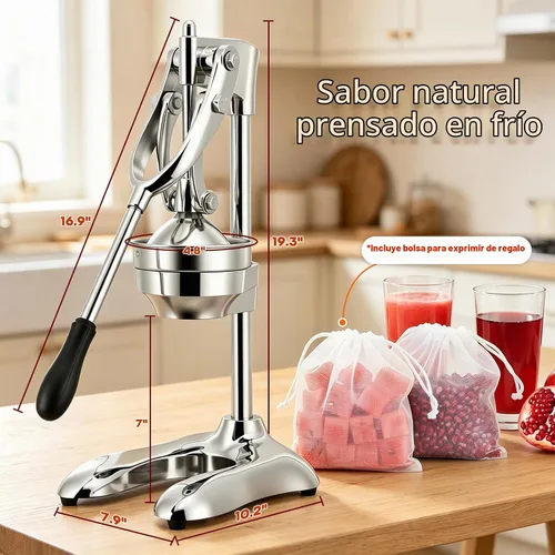Vista 4 de Moongiantgo Juicer manual comercial, extractor resistente del jugo