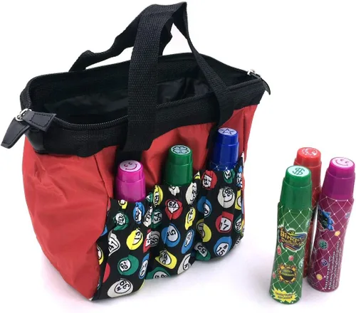 Vista 3 de Tapp Collections Bolso tote Bingo Dauber con 6 bolsillos