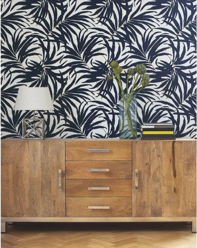 Vista 10 de York Wallcoverings PSW1031RL - Papel pintado de hojas de Bali, color verde
