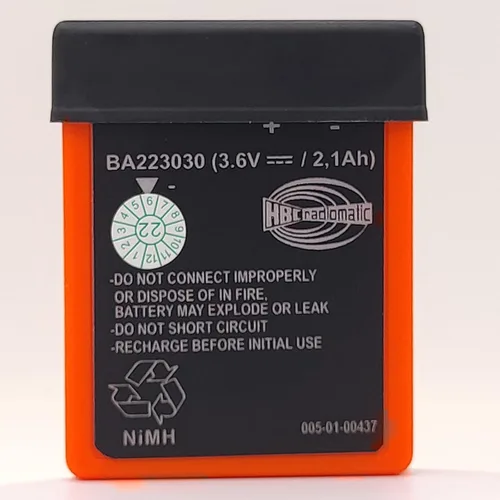Vista 2 de Batería recargable de 3.6V 2100mAh BA223030 para control remoto de grúa HBC