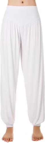 Vista 67 de Pantalones de algodón para mujer, elásticos, suaves, para yoga, deportes