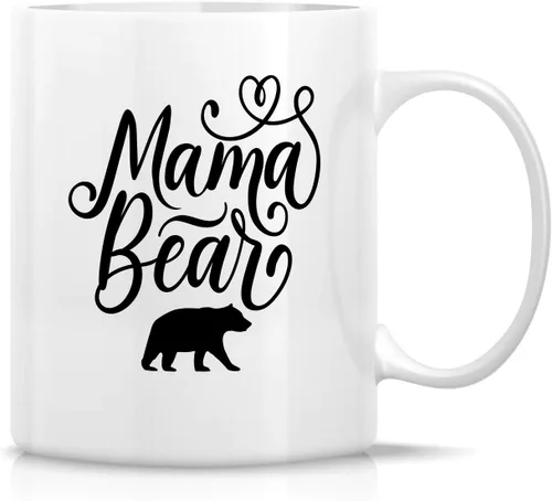 Vista 48 de Retreez - Taza divertida con texto en inglés "Mum Well Done I'm Awesome", 325 ml, tazas de café de cerámica, mensaje divertido, sarcástico