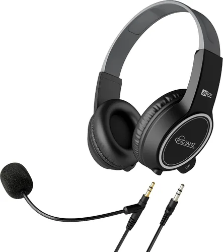 Vista 10 de MEE Audio KidJamz - 3 auriculares de escucha segura para niños con limitador de volumen y micrófono integrado, auriculares ajustables en la oreja