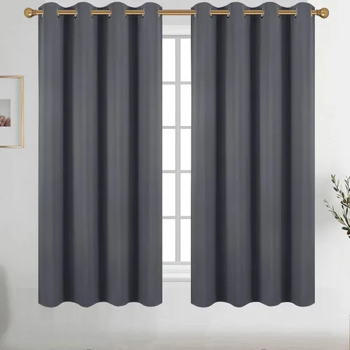 Vista 81 de Diraysid Cortinas opacas beige con ojales para dormitorio, con aislamiento térmico, cortinas de oscurecimiento de habitación, 38 x 54 pulgadas, 2