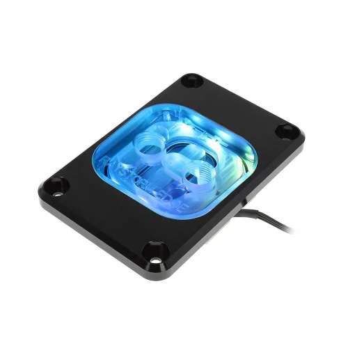 Vista 8 de XSPC RayStorm Edge - Bloque de agua para CPU, AMD/AM4/AM5, RGB ajustable, negro
