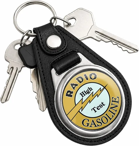 Vista 105 de Brotherhood Round Key Chain for Vintage Motor Oil, Petroleum, and