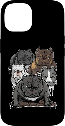 Vista 4 de Pitbull shirt, Pitbull terrier, Bully, American bullies dog Case for iPhone 16