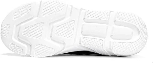 Vista 4 de Zapatos para caminar para mujer, zapatos de moda, zapatos de tacón de cuña de malla, mocasines de plataforma