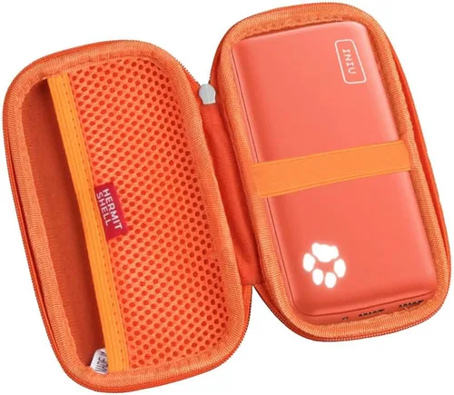 Vista 7 de Estuche Duro de Viaje Hermitshell para Cargador Portátil INIU Banco de Energía de 10000 mAh [Versión 2022] (Negro)