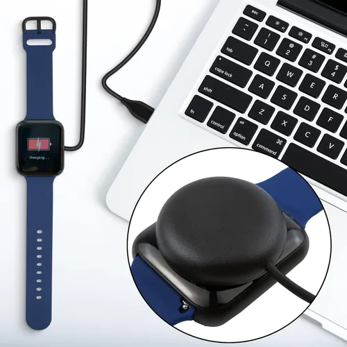 Vista 6 de RUKUHOT 2 cables de carga USB solo compatibles con iTouch Air 3 Smartwatch y iTouch Sport 3 Smartwatch, estación base de carga de repuesto