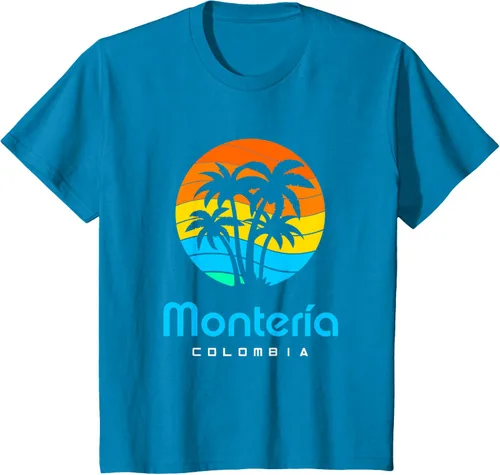 Vista 45 de Camiseta Montería Colombia, Negro