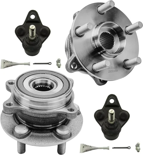 Vista 15 de Detroit Axle - Kit de suspensión delantera 4WD para Nissan Frontier Pathfinder Xterra, 2 cubos de rodamientos de ruedas, 2 brazos de control