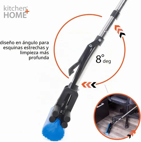 Vista 3 de Kitchen + Home PVA - Trapeador de esponja con rodillo cuádruple de 11 pulgadas