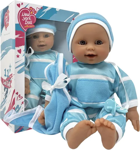 Vista 8 de The New York Doll Collection Muñeca de bebé de cuerpo suave de 11 pulgadas en caja de regalo - Juguete de muñeca de 11" para niños, niñas y niños