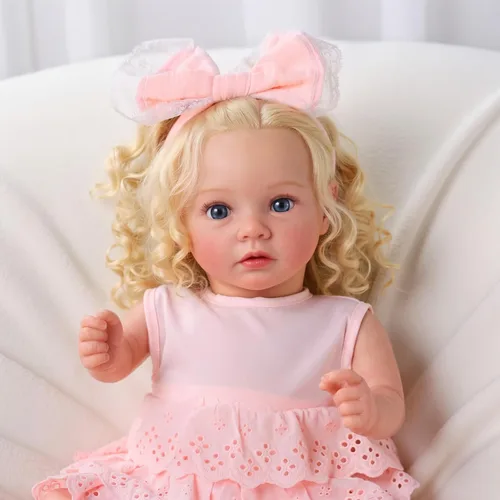 Vista 2 de BABESIDE Reborn Dolls - Muñeca realista de 20 pulgadas con accesorios para JUSS025IBWA-TC