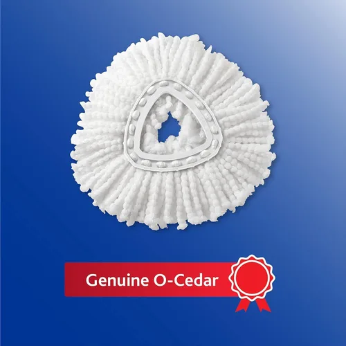 Vista 2 de O-Cedar EasyWring - Repuesto de mopa giratoria de microfibra (Paquete de 4)