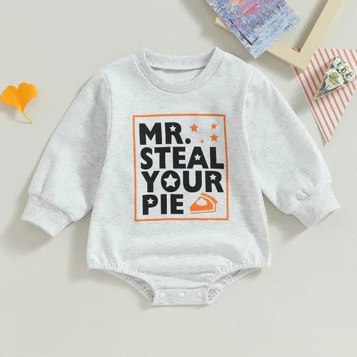 Vista 39 de Ropa de Halloween para bebé niña, sudadera con estampado de calabaza, mameluco de burbujas, lindo traje de Acción de Gracias de otoño