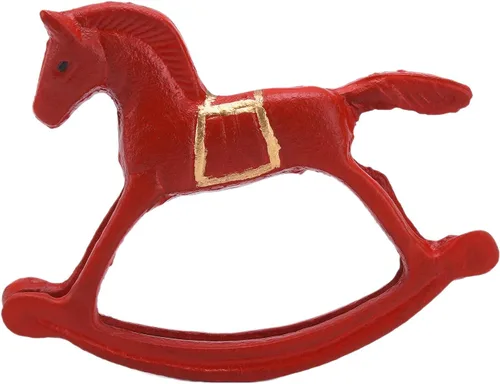 Vista 8 de BRASSTAR Artículos de muebles de caballos mecedores de latón Superficie lisa Meticuloso Patrón decorativo Decoración interior y exterior TQGJPT418