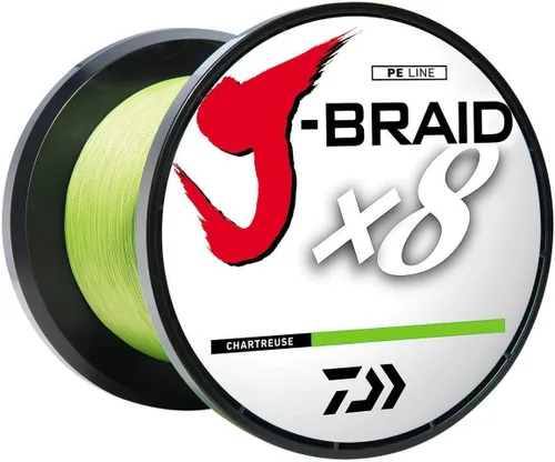 Vista 13 de Línea Trenzada Redonda Tejida de 8 Hilos Daiwa J-Braid 300M