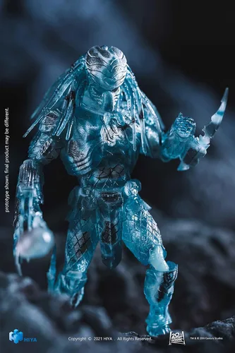 Vista 5 de Hiya Toys Alien vs. Predator: Camouflage Chopper Predator Figura a escala 1:18, multicolor