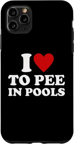 Vista 12 de iPhone 13 I Love To Pee In Pools I Heart To Pee In Pool Case