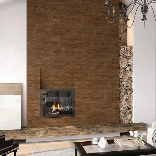 Vista 6 de VEELIKE Azulejos de piso de 6 x 36 pulgadas para despegar y pegar para baño, impermeables, de madera de castaño marrón, paquete de 12 tablones