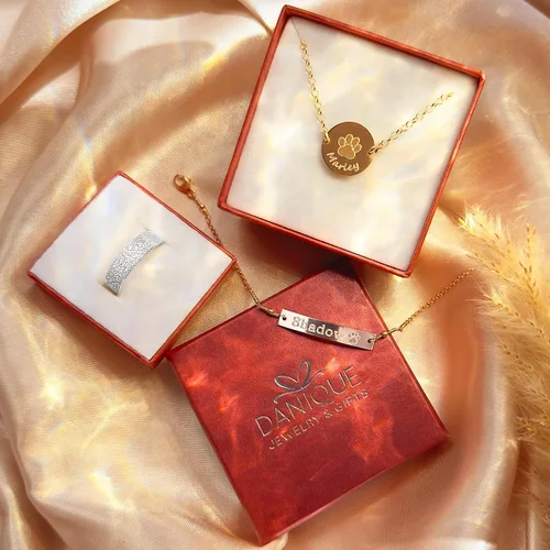 Vista 6 de Pet Lovers Custom Name Necklace – Honor Your Furry Friend 925 Sterling Silver, Gold, Rose Gold Necklace Cat Lover Gifts Dog Christmas Gifts